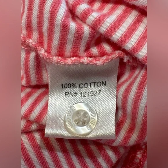 Johnnie O West Coast Prep
Men's Polo Shirt Size Large Pink/White Stripe Golf - Picture 5 of 7